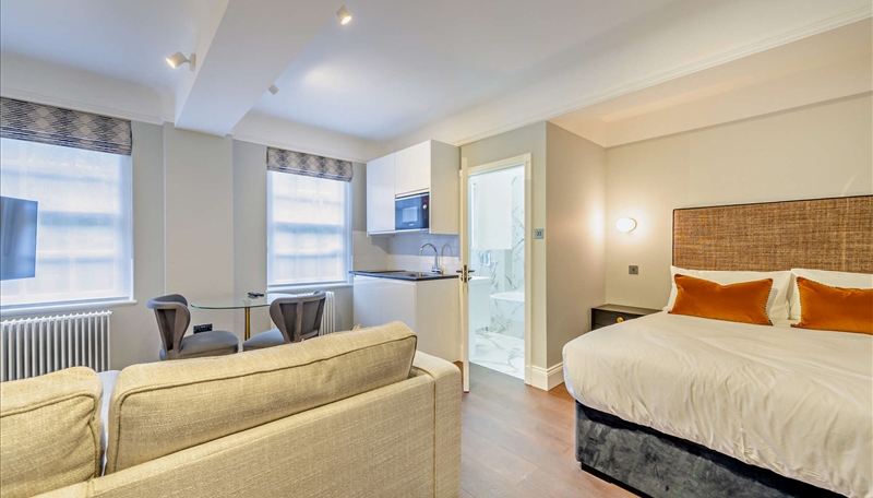 Luxury Studio Apartment for Rent Pelham Court, Chelsea, London SW3